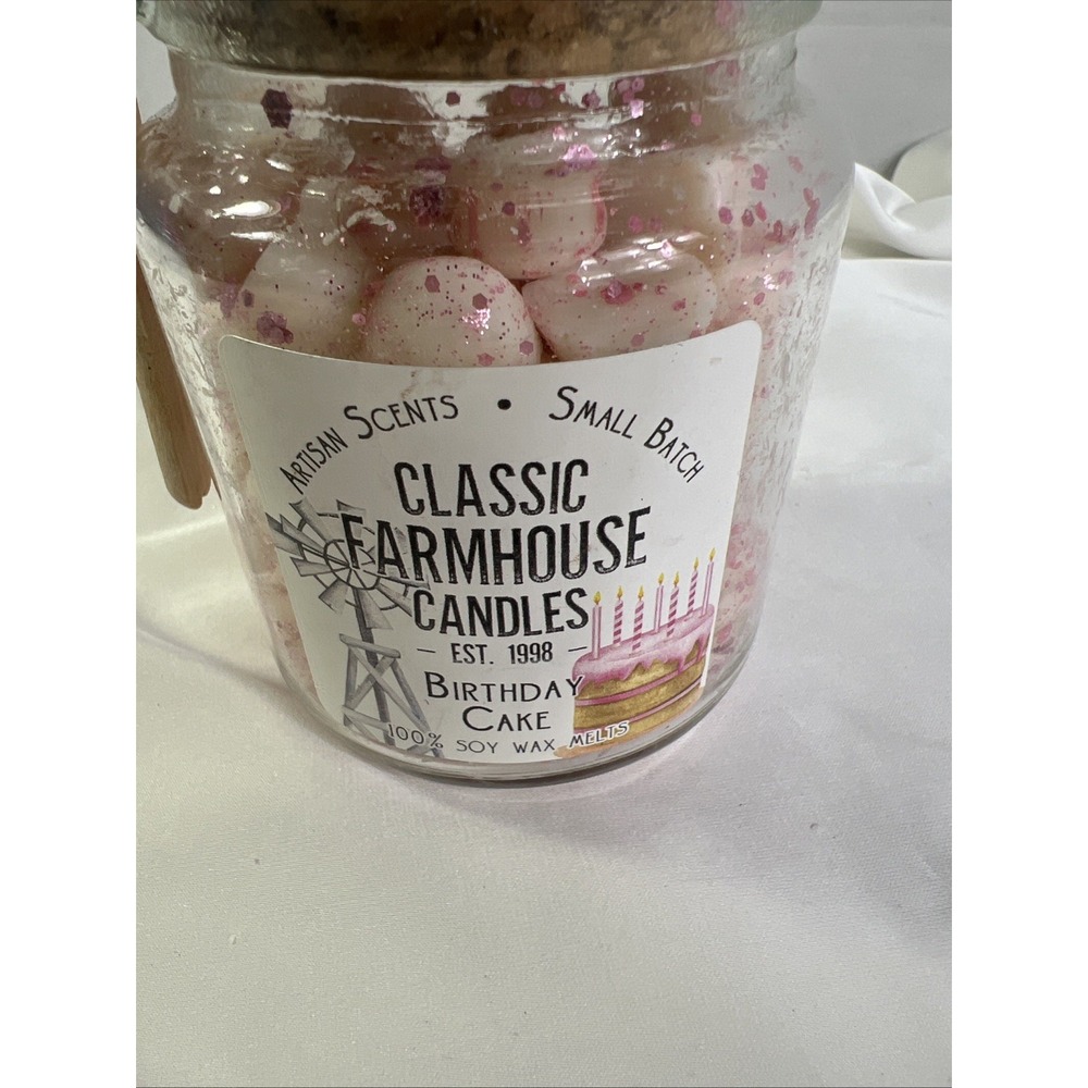 Artisan Scents Classic Farmhouse Candles Birthday‎ Cake 100% Soy Wax Melts - Picture 2 of 3